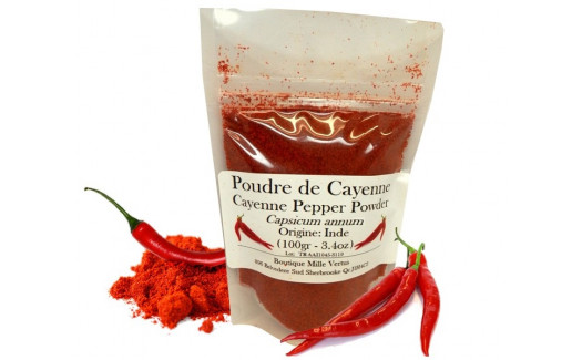 Cayenne Pepper (capsicum annum) Dried Powder 